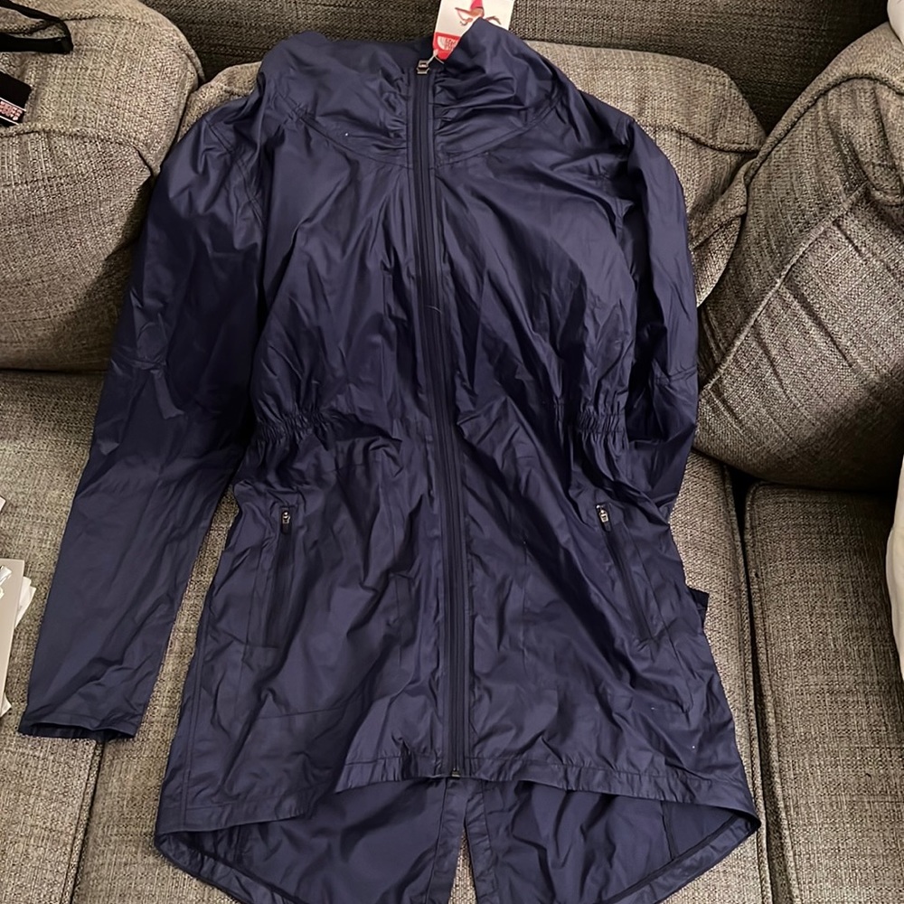 North face navy blue windbreaker